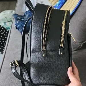 Michael Kors Black Backpack Sleek Minimalist Design Michael Kors | Bags | Michael Kors Black Backpack Sleek  main image 4